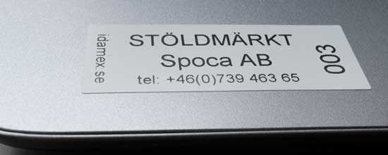 St�ldm�rkning Idamex easy